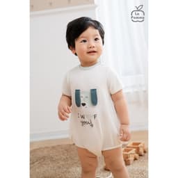 Thumbnail Body cộc tay La Pomme Chú cún tai dài 3