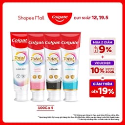Thumbnail Bộ 4 Kem đánh răng Colgate Total sạch sâu bảo vệ, ngăn ngừa 8 vấn đề răng miệng 150g/ tuýp 1