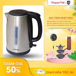 Thumbnail Ấm siêu tốc Toshiba KT-17SH1NV - 1.7 Lít - Thép không gỉ SUS 304 - Hàng chính hãng - Bảo hành 1 năm 1