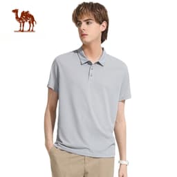Thumbnail Áo polo ngắn tay CAMEL CROWN thoáng khí nhanh khô thời trang unisex 1