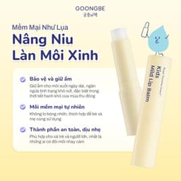 Thumbnail Son Dưỡng Làm Mềm Môi GOONGBE Kids Mild Lip Balm 3g 4