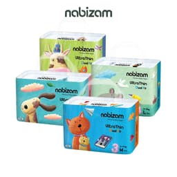 Thumbnail Tã/Bỉm NABIZAM Mềm Mỏng Vượt Trội, Chống Tràn Tối Đa, Đủ Loại Kích Cỡ Cho Bé Từ 3kg Đến 25kg 2