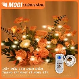 Thumbnail Đèn LED Đom Đóm Hình Nút Chai MODI SOLAR 2M 20 Bóng Trang Trí Noel, Trang Trí Nhà Cửa 4