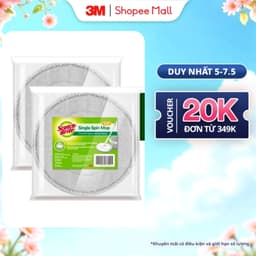 Thumbnail Combo 2 Bông lau thay thế (dùng cho Bộ cây lau nhà 360 độ thông minh Thế hệ mới) 3M™ Scotch-Brite™, thấm hút nước tốt 1