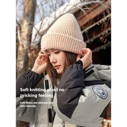 Thumbnail Mũ dệt kim CAMEL CROWN Thu đông Giải trí Bảo vệ tai ấm áp Mũ len chống gió 3