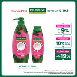 Thumbnail Bộ 2 Dầu gội Palmolive kèm xả 2-trong-1 chiết xuất thiên nhiên 600ML và 180ml 1