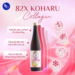 Thumbnail [Date 8/2025] 82X Nước Uống Đẹp Da KOHARU COLLAGEN Chai 500ml Chứa 84000mg Collagen Peptide - Khỏe Tóc & Móng 4