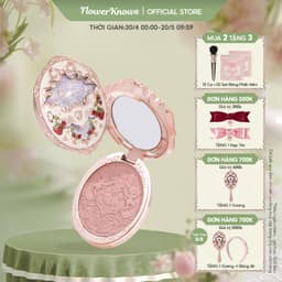 Thumbnail Phấn má hồng FLOWER KNOWS Strawberry Rococo 5g họa tiết dập nổi 1