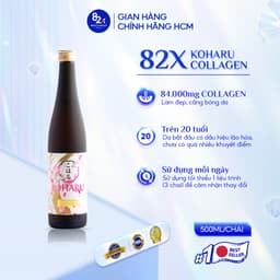 Thumbnail [Date 8/2025] 82X Nước Uống Đẹp Da KOHARU COLLAGEN Chai 500ml Chứa 84000mg Collagen Peptide - Khỏe Tóc & Móng 1