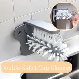 Thumbnail Bàn chải làm sạch cốc hai mặt Emboadlie, Máy làm sạch cốc hai mặt lười biếng, có đế hút có thể tháo rời, Thiết kế làm sạch nhanh để sử dụng tại nhà và quán cà phê 4