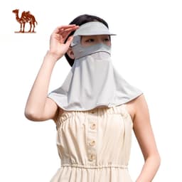 Thumbnail Mặt nạ chống nắng nữ CAMEL CROWN Bảo vệ tia cực tím Tấm che mặt cổ bằng lụa băng thoáng khí ngoài trời 1
