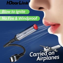Thumbnail Hdoorlink Loại C Sưởi Ấm Cáp Sưởi USB Cho Điện Thoại Di Động Máy Tính Bảng Ngoài Trời Lửa Di Động Chống Gió Đặc Biệt Adapter 1