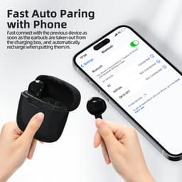 Thumbnail GOOJODOQ Tai nghe không dây GOOOJODEQ BT5.3 Tự động ghép đôi Comfort Fit Âm thanh Hi-Fi Điều khiển cảm ứng Type-C Sạc pin 25mAh / 180mAh 2