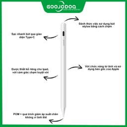 Thumbnail Bút cảm ứng GOOJODOQ Bluetooth Gen 1 đa năng thích hợp cho Android / Ipad / HUAWEI / xiaomi / oppo pad 3
