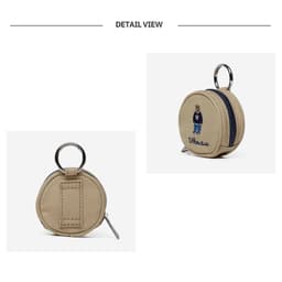 Thumbnail Móc khóa WHO.A.U WHAWD3831A túi mini dây kéo Steve Round Pouch 100% Cotton 2
