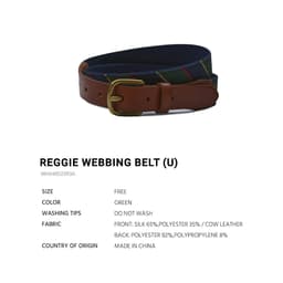 Thumbnail Thắt Lưng Reggie Webbing Belt | WHAWD2393A 3