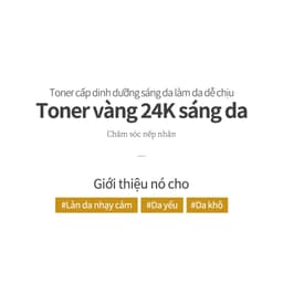 Thumbnail Toner Vàng 24K Bergmo 250ml Chăm Sóc Da Rực Rỡ 2