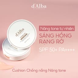 Thumbnail Phấn nước chống nắng nâng tông SPF 50 + PA + + + + d'Alba Tone Up Sun Cushion 2