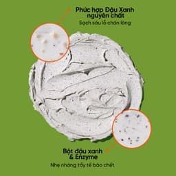 Thumbnail Mặt nạ đất sét BEPLAIN X LeoJ 120ml chiết xuất đậu xanh se khít lỗ chân lông giảm mụn đầu đen 4