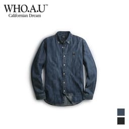 Thumbnail Áo sơ mi denim WHOAU WHYJD3823U 2