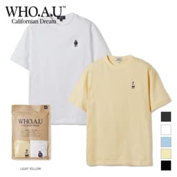 Thumbnail Set Áo Thun Steve 2Pack Solid T-Shirts Unisex Style I WHRAE2351U 1