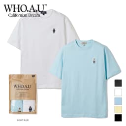 Thumbnail Set Áo Thun Steve 2Pack Solid T-Shirts Unisex Style I WHRAE2351U 3