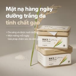Thumbnail Mặt nạ hàng ngày dưỡng trắng da tinh chất gạo 30 miếng / Da sáng rạng rỡ / Làm sáng và nuôi dưỡng làn da khô / Rice Brightening Daily Mask 1