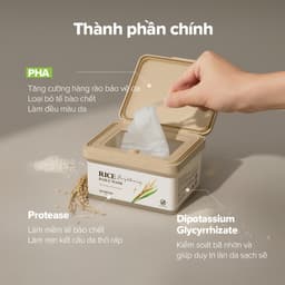 Thumbnail Mặt nạ hàng ngày dưỡng trắng da tinh chất gạo 30 miếng / Da sáng rạng rỡ / Làm sáng và nuôi dưỡng làn da khô / Rice Brightening Daily Mask 3
