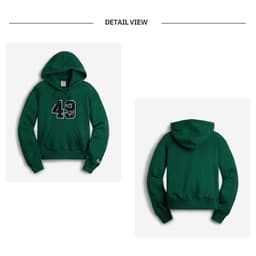 Thumbnail Áo Hoodie WHO.A.U WHMHD4T22F Women's Boucle Cropped Hoodie Women Style (Fleece-lined) 4