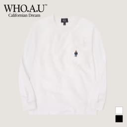 Thumbnail Áo Thun Steve Embroidered Pocket Long Sleeve T-Shirt Unisex Style | WHLAD3822U 2