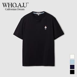Thumbnail Áo Thun Steve Short Sleeve T-shirt Loose Fit Unisex Style | WHRAE2313U / WHRAE3713U 2