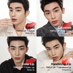 Thumbnail Ghép baTM Môi 4 Loại (LIP TRIPLE TM Lip khỏa thân / TRIPLE TM Lip Sense / TRIPLE LIP TM Môi đẹp trai / LIP TRIPLE TM Son màu) 2