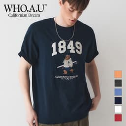 Thumbnail Áo Thun Steve Patch Short Sleeve T-shirt Unisex Style | WHRAE2353U 1
