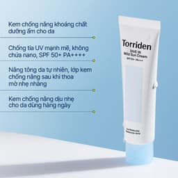 Thumbnail [MINI] Kem chống nắng dịu nhẹ DIVE IN chứa Hyaluronic Acid với SPF 50+ PA++++, 20ml, Sun Cream 4