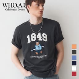 Thumbnail Áo Thun Steve Patch Short Sleeve T-shirt Unisex Style | WHRAE2353U 2