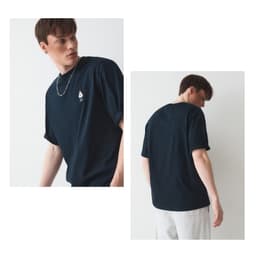 Thumbnail Áo Thun Steve Short Sleeve T-shirt Loose Fit Unisex Style | WHRAE2313U / WHRAE3713U 1
