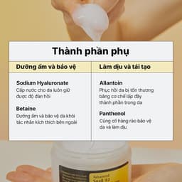Thumbnail Kem dưỡng ốc sên COSRX dạng tuýp 100g/50g với 92% chiết xuất dịch ốc sên 4