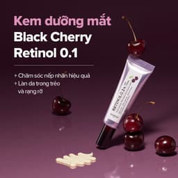 Thumbnail Kem dưỡng mắt Black Cherry Retinol 0.1 30ml / Giảm nếp nhăn / Độ đàn hồi của da / Ngăn ngừa lão hóa da sớm / Black Cherry Retinol 0.1 Eye Cream 1