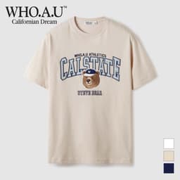 Thumbnail Áo Thun Steve Campus Patch T-shirt Unisex Style | WHRPE2492U / WHRPE3792U 3