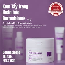 Thumbnail Sữa rửa mặt hoàn hảo DERMABIOME 80g [Sữa rửa mặt / Sữa rửa mặt / Tẩy trang / Làm sạch sâu / Làm sáng da] 1