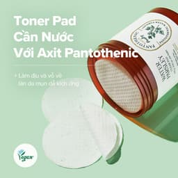 Thumbnail Hộp 60 miếng bông cần nước / B5 kiểm soát bã nhờn và chống viêm / Pantothenic Water Parsley Clear Pad / Toner Pad 1