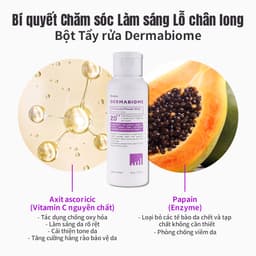 Thumbnail Sữa rửa mặt DERMABIOME Vita Enzyme 40g [Sữa rửa mặt / Sữa rửa mặt / Làm sáng da / Vitamin c / Làm sạch sâu] 4