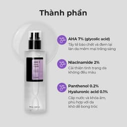 Thumbnail Toner AHA/ BHA tẩy tế bào chết làm sáng da giảm mụn hiệu quả dung tích 50ml 4