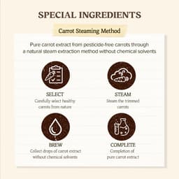 Thumbnail [mánh lới quảng cáo] Sữa rửa mặt cà rốt tạo bọt cân bằng và dưỡng ẩm Carrot Carotene Balancing Cleansing Foam 30ml 3