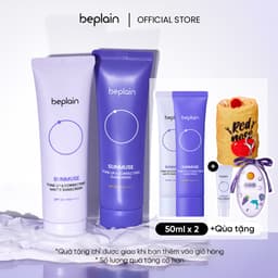 Thumbnail [Combo độc quyền 50ml X2] Kem chống nắng BEPLAIN Sunmuse lai Vật Lý & Hoá Học Nâng Tone & Hiệu chỉnh da Matte Mịn lì SPF 50+ PA++++ 50mL + 50ml 1