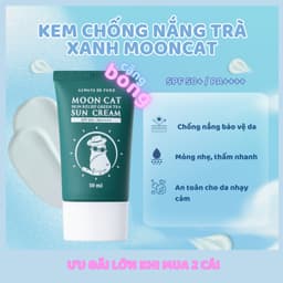 Thumbnail Kem chống nắng dịu nhẹ ALWAYS BE PURE Moon Cat Skin Relief Green Tea Sun Cream SPF 50+/ PA++++ 2