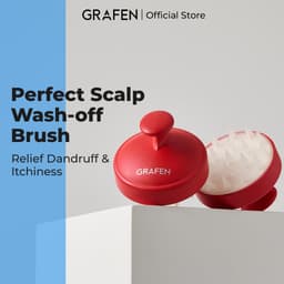 Thumbnail Ngón tay viền (Đỏ / Trắng) [Bàn chải mát xa da đầu, cải thiện lưu thông máu, giảm gàu & ngứa] 1