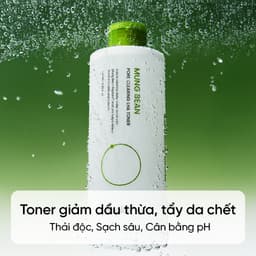 Thumbnail Toner Đậu Xanh chứa PHA, AHA và LHA cân bằng độ pH, thải độc & tẩy da chết hiệu quả 265ML 4