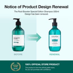 Thumbnail Dầu gội Root Booster 500ml [Dầu gội chống rụng tóc số 1, 22 loại axit amin, 6 loại nguyên liệu tự nhiên] 2