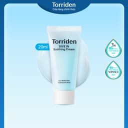 Thumbnail [MINI] Kem dưỡng làm dịu da DIVE IN chứa Hyaluronic Acid, 20ml, Soothing Cream 1